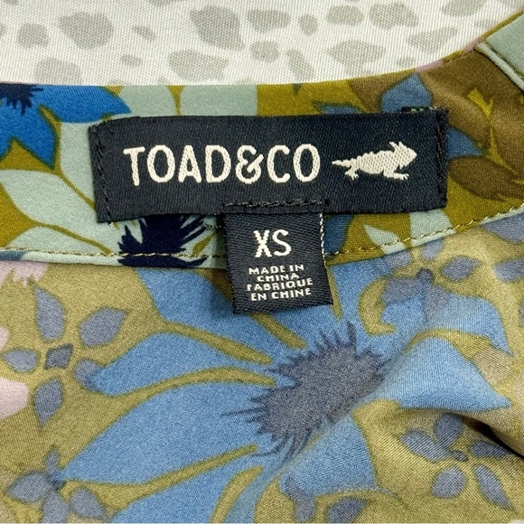 Toad & Co Sun-kissed Floral Liv Mini Dress UPF 40 Size XS - Picture 7 of 11